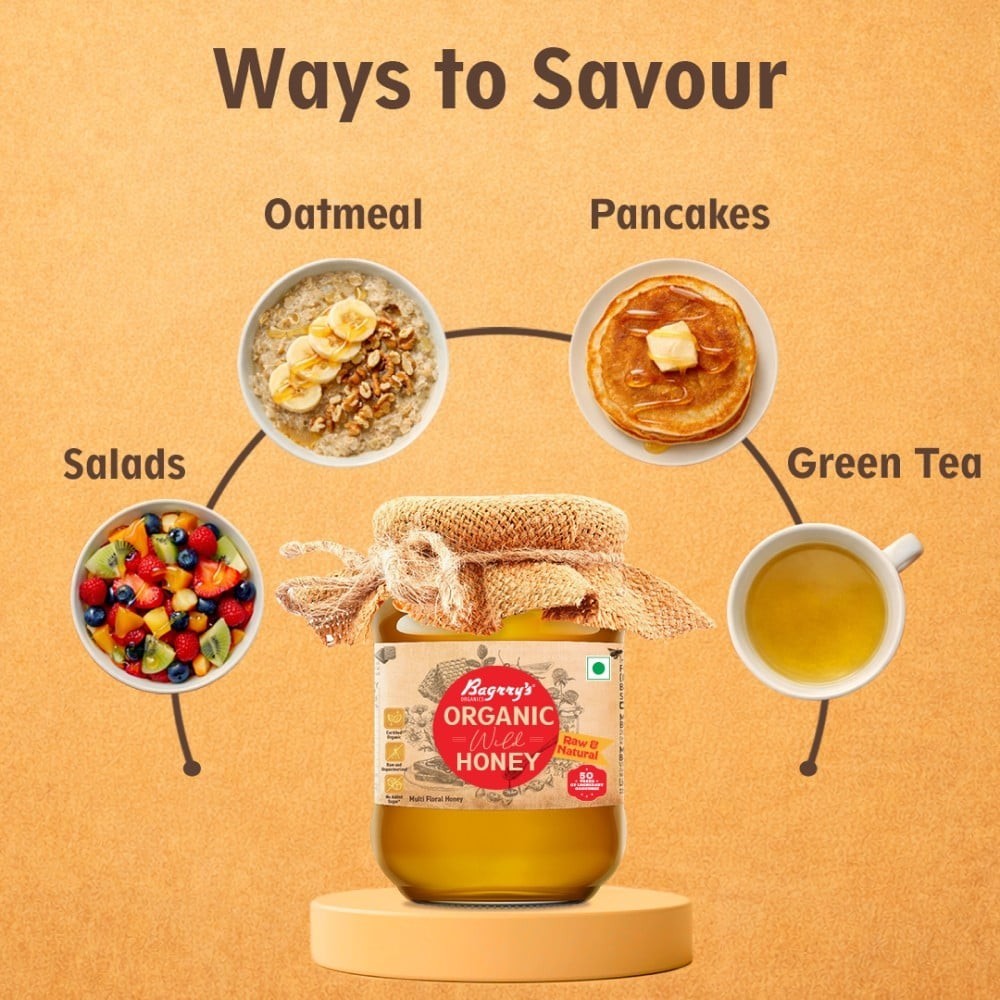 Bagrry's Wild Raw & Natural Honey