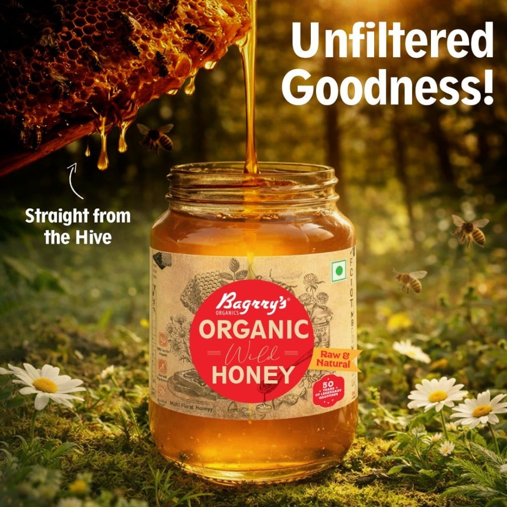 Bagrry's Wild Raw & Natural Honey