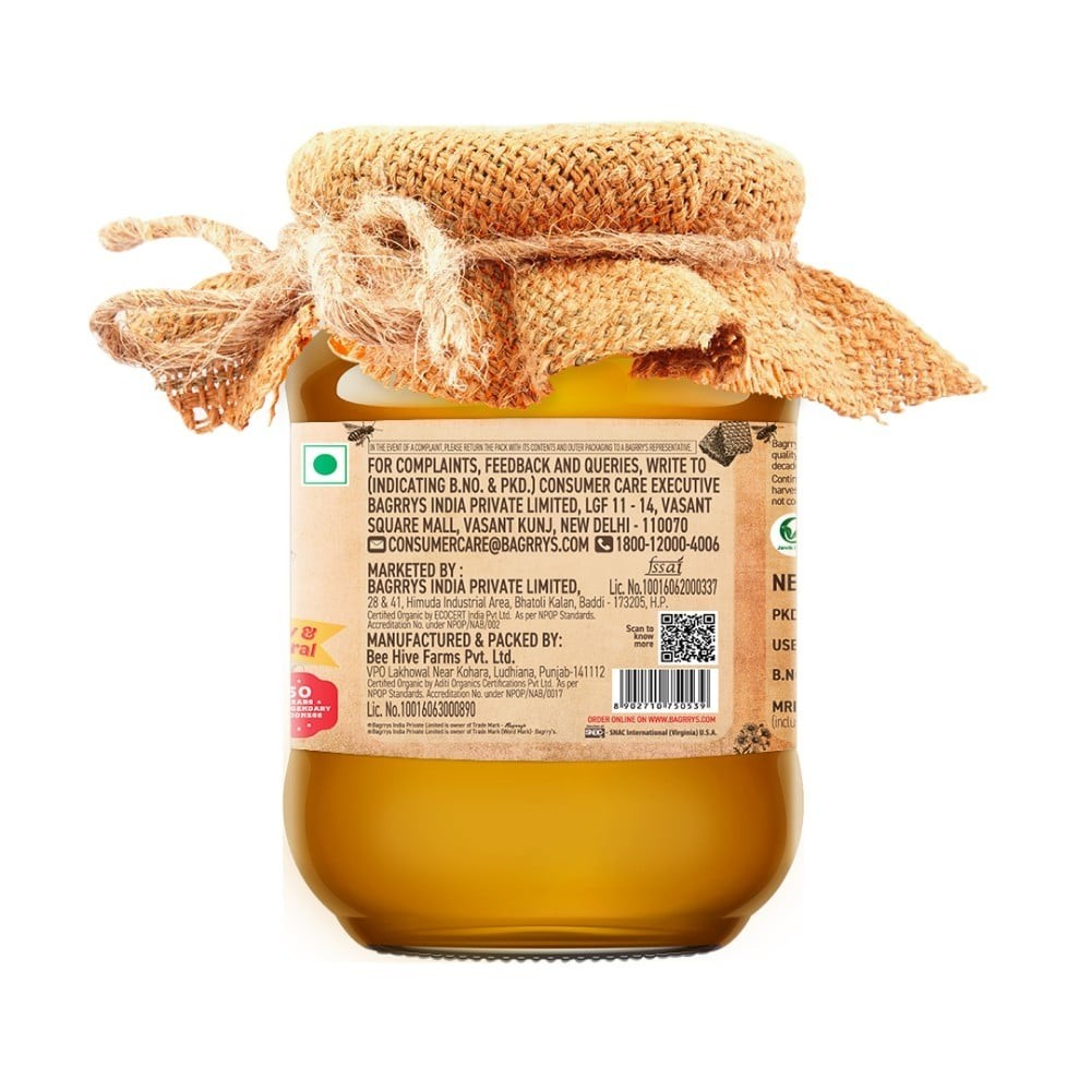 Bagrry's Wild Raw & Natural Honey