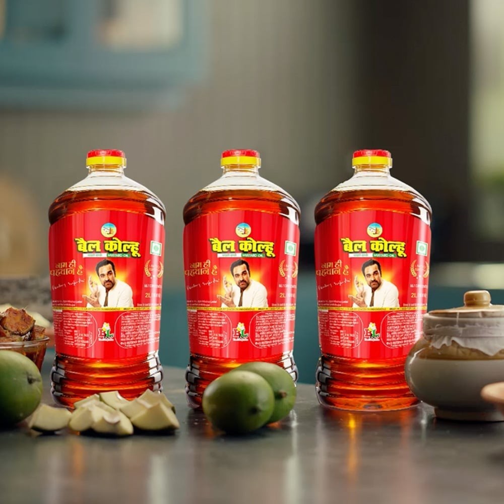 Bail Kolhu Kachi Ghani Pouch Mustard Oil