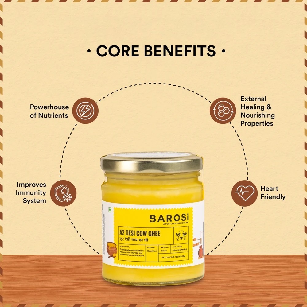 Barosi Cow Desi A2 Ghee