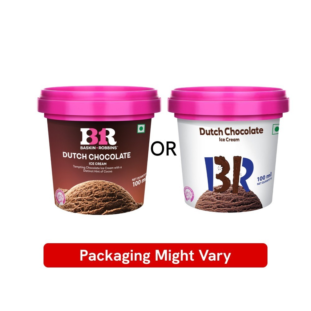 Baskin Robbins Dutch Chocolate Ice Cream Cup