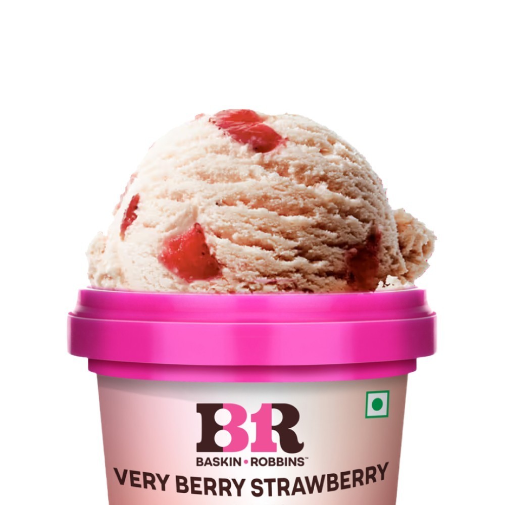 Baskin Robbins Very Berry Strawberry Ice Cream Cup