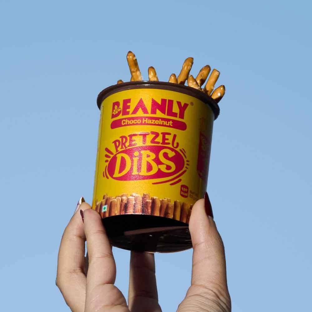 Beanly Choco Hazelnut Spread with Pretzel Sticks