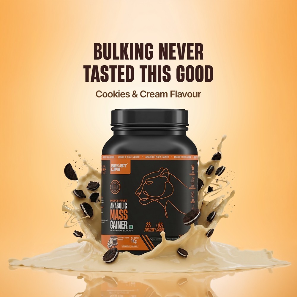 BeastLife Anabolic Mass Gainer (Cookies & Cream)