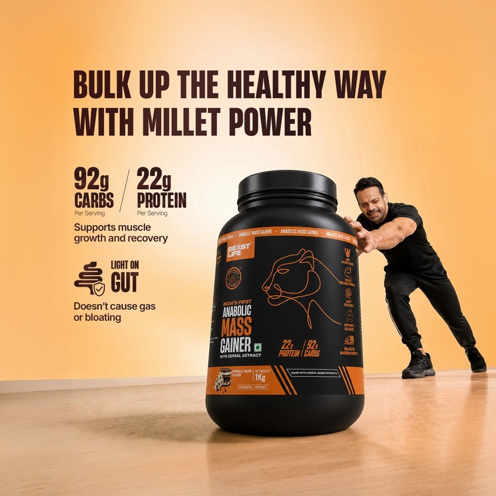 BeastLife Anabolic Mass Gainer (Cookies & Cream)
