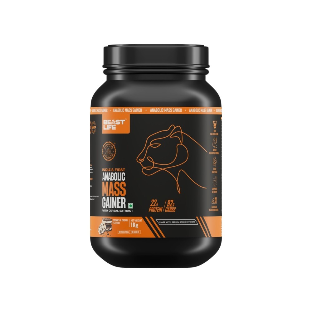 BeastLife Anabolic Mass Gainer (Cookies & Cream)