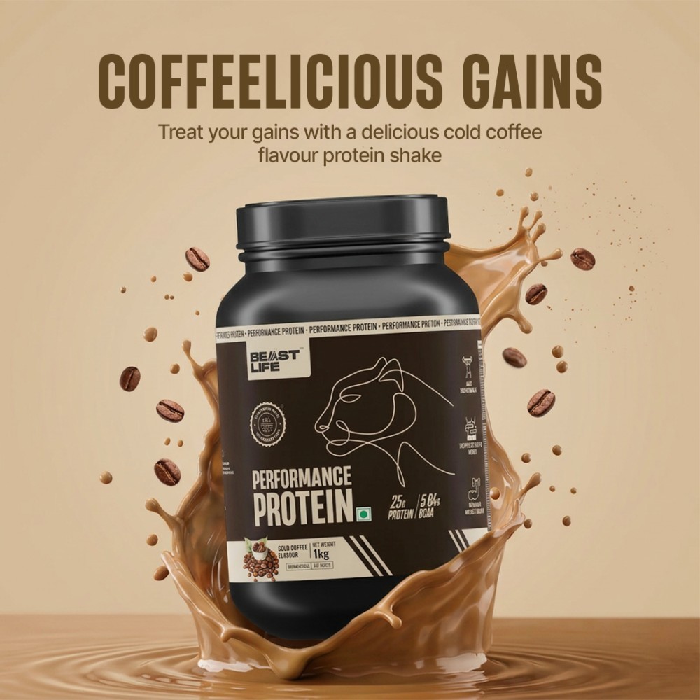 BeastLife Fermented Performance Yeast Protein Powder (Cold Coffee)