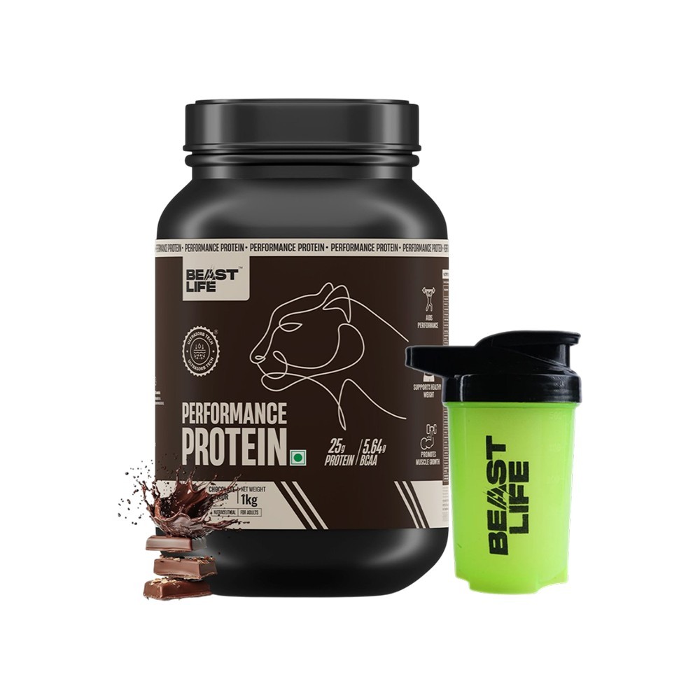 BeastLife Yeast Performance Protein with Shaker (Chocolate)