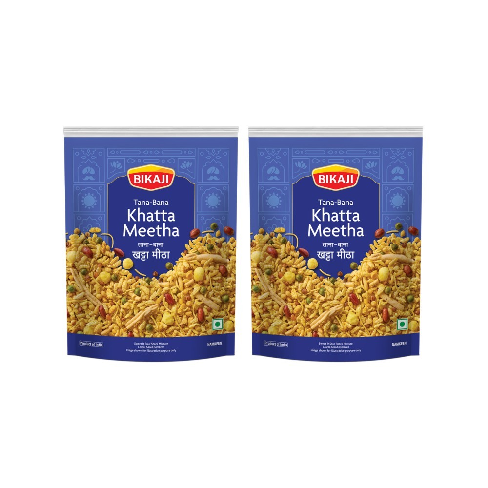 Bikaji Khatta Meetha Tana Bana Mixture Namkeen