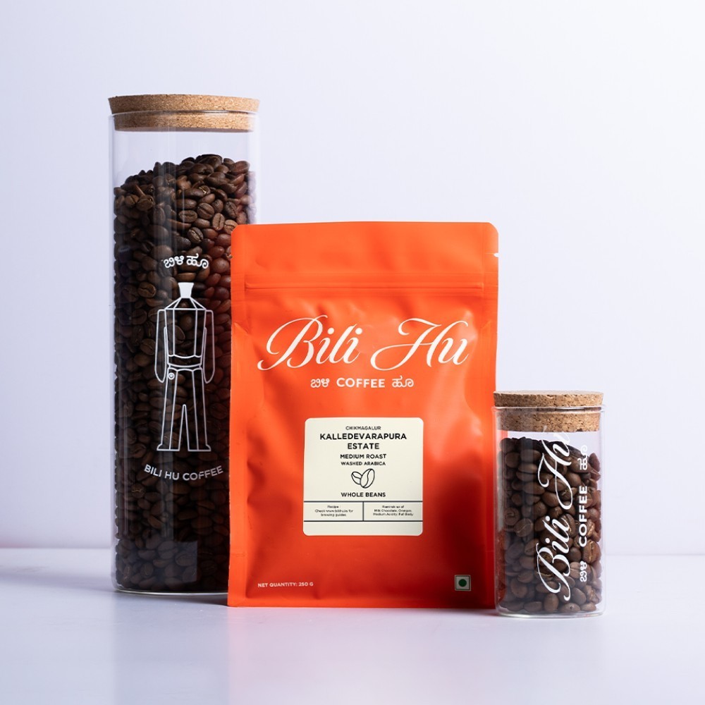 Bili Hu Coffees Kalledevarapura Estate Coffee Beans Medium Roast