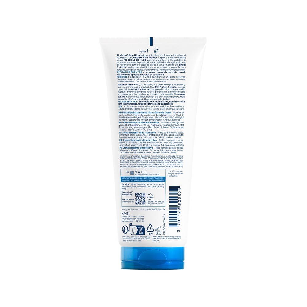 Bioderma Atoderm Creme Ultra Moisturizing Cream