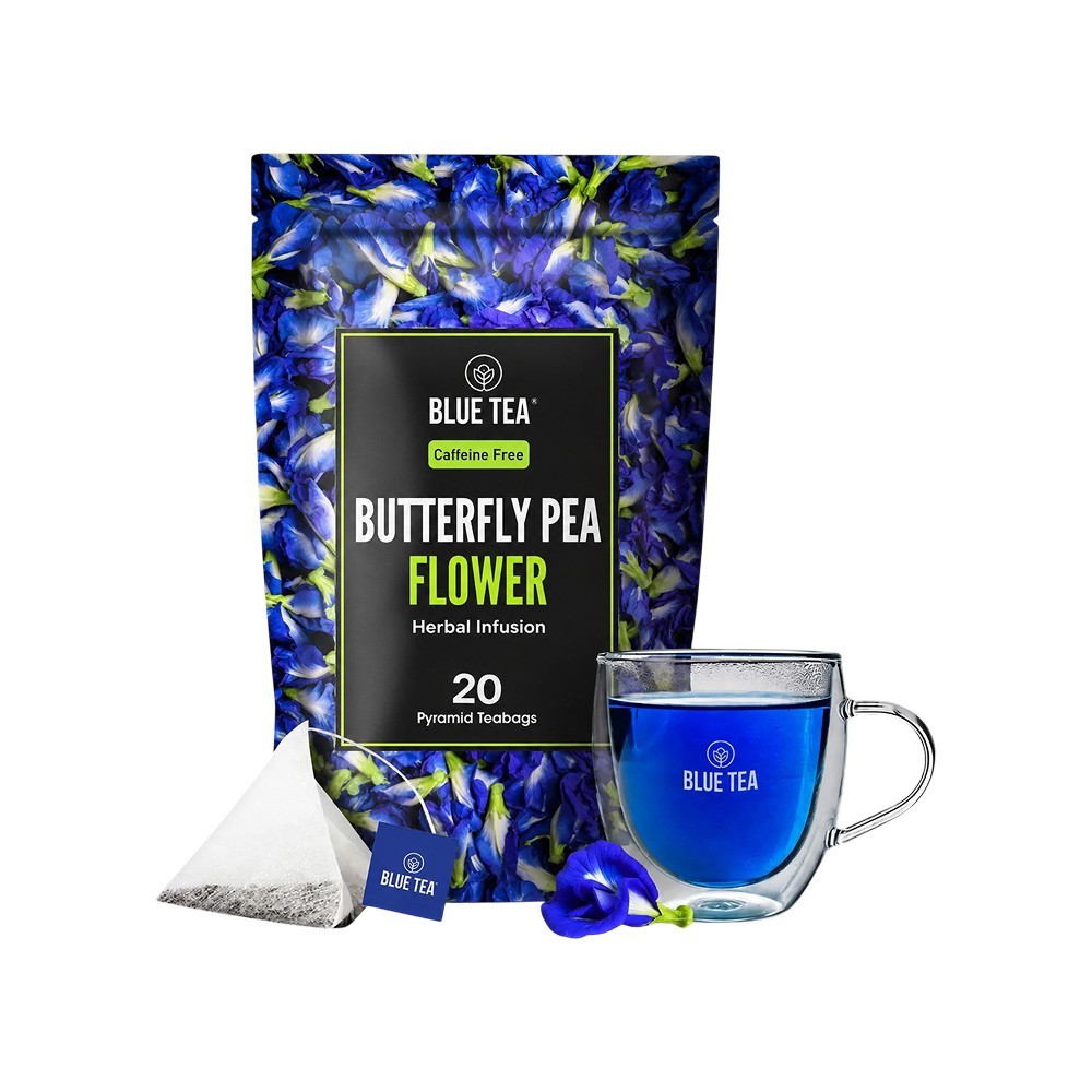Blue Tea Butterfly Pea Flower Herbal Infusion