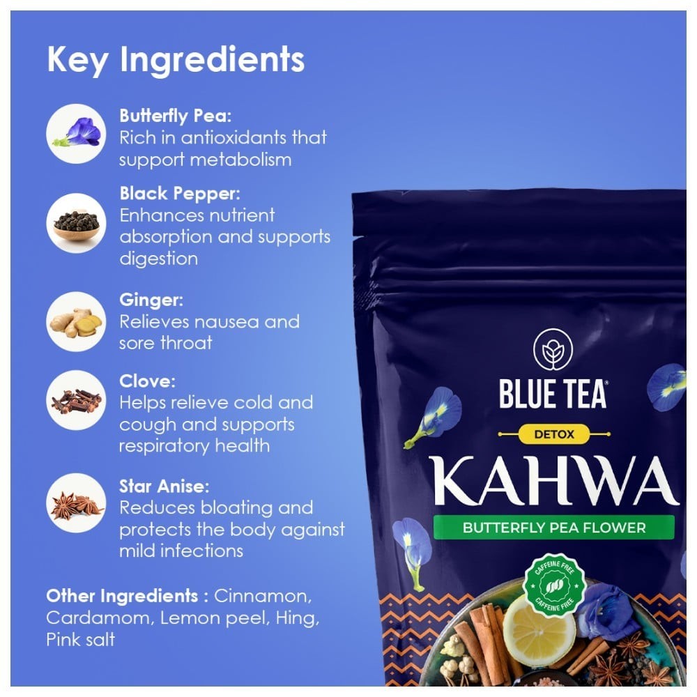 Blue Tea Butterfly Pea Flower Kahwa