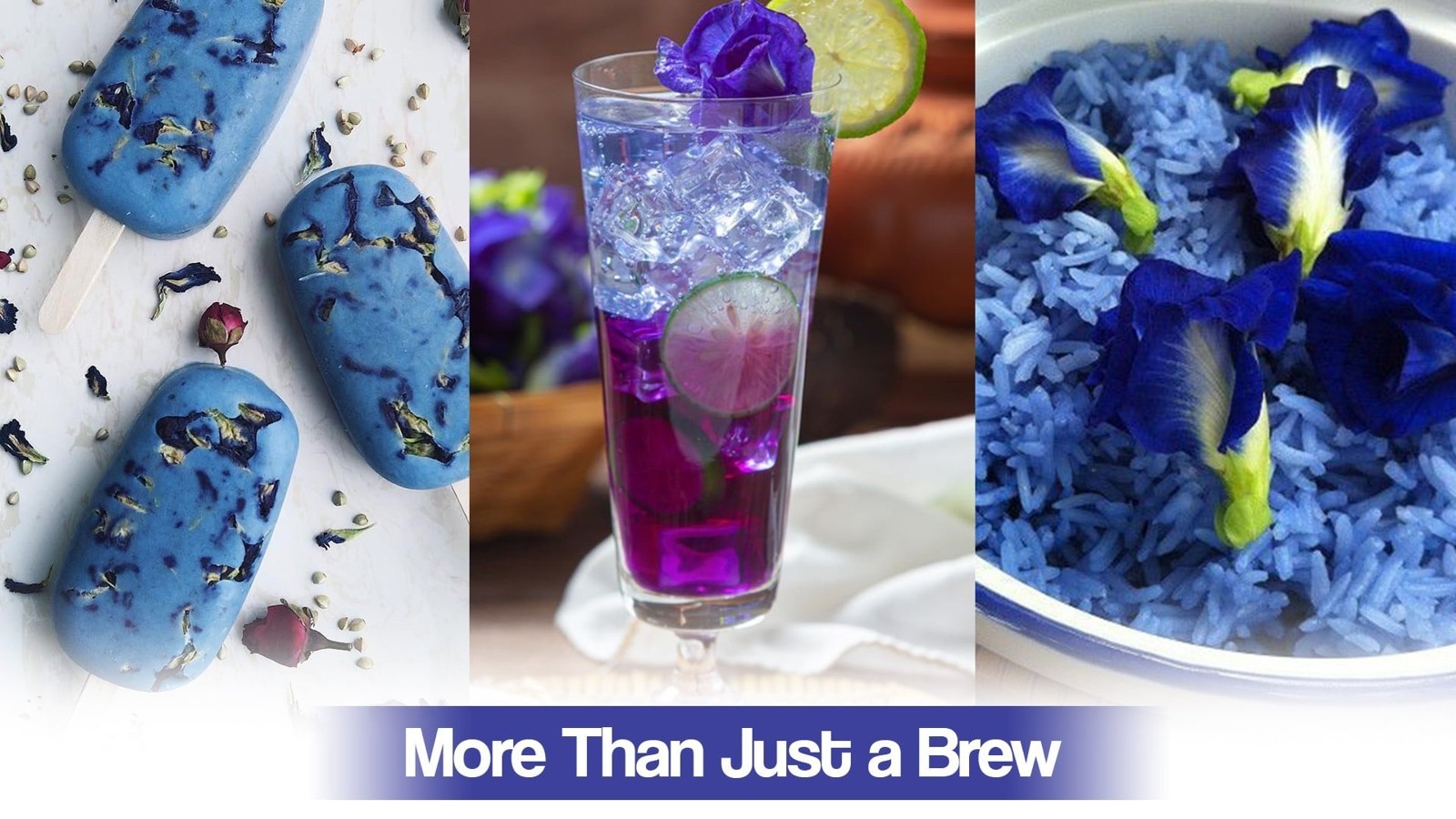 Blue Tea Butterfly Pea Herbal Infusion