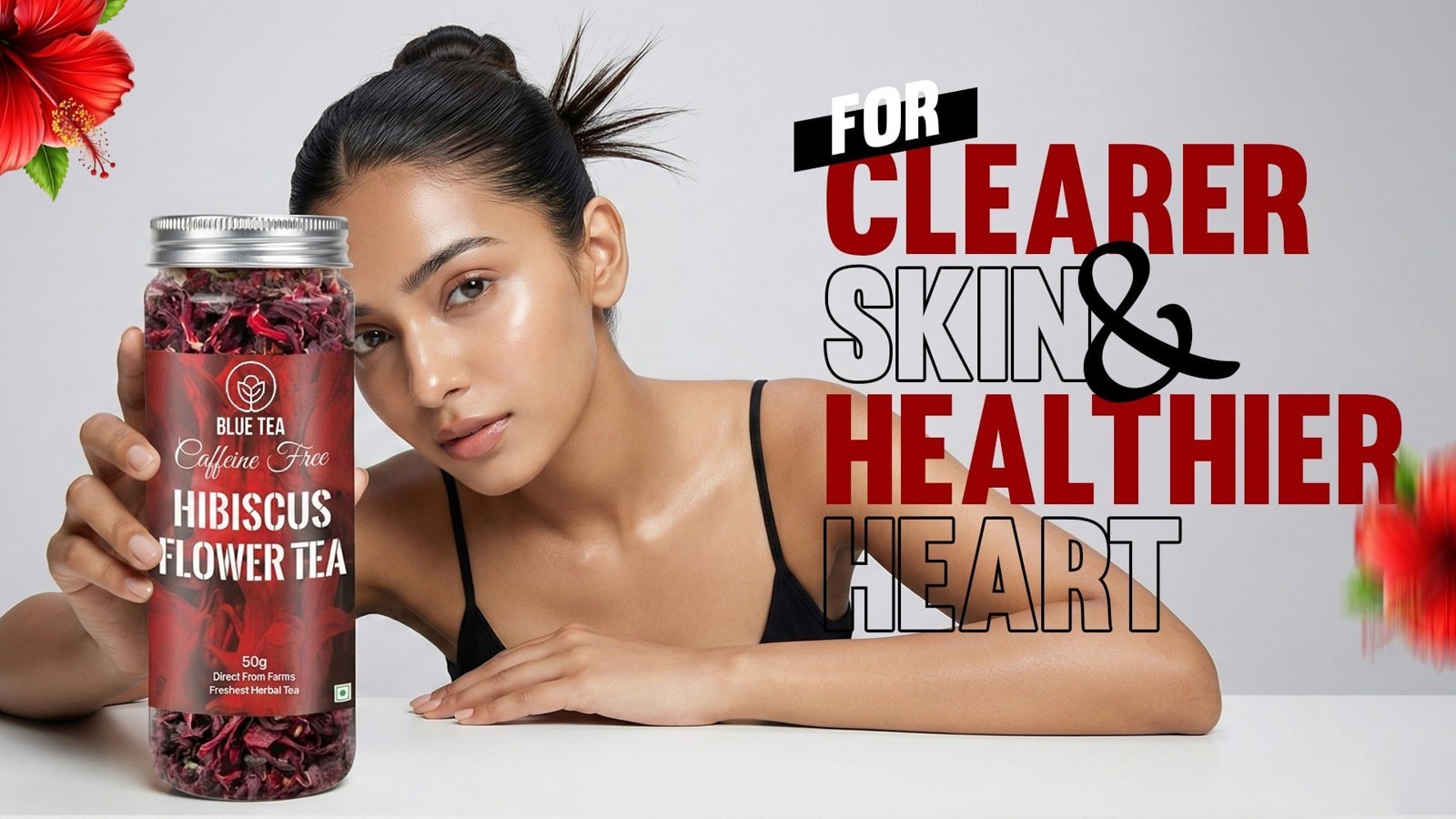Blue Tea Hibiscus Herbal Infusion Caffeine Free