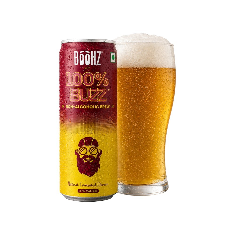 BOOHZ 100% Buzz Non-Alcoholic Beer