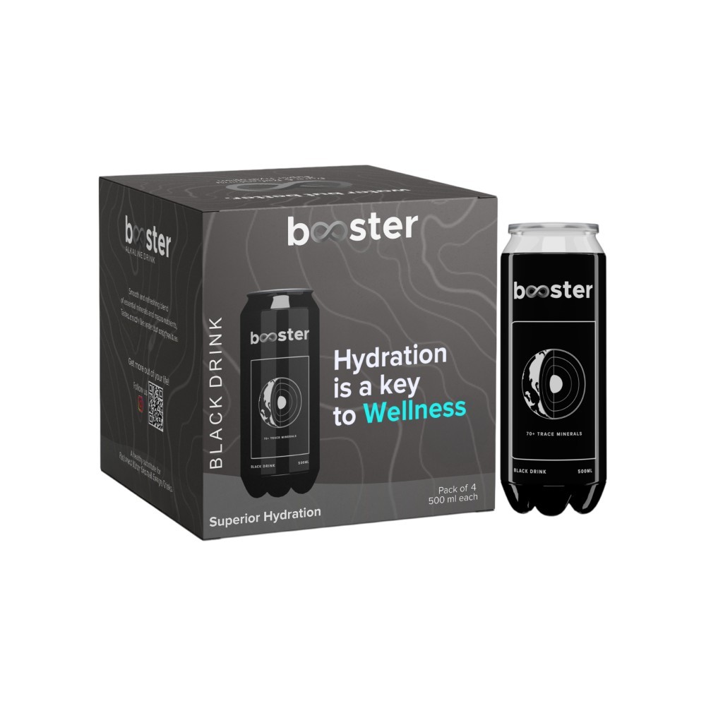 Booster Black Alkaline Water