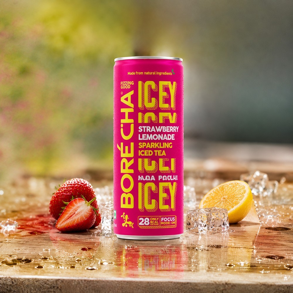 Borecha Strawberry Lemon Sparkling Iced Tea
