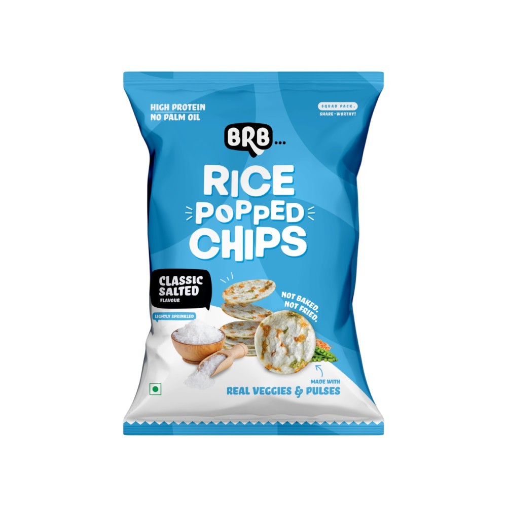 BRB Classic Salted Rice Popped Chips