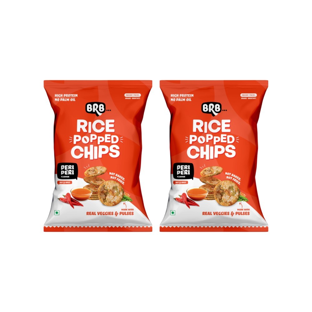 BRB Peri Peri Rice Popped Chips