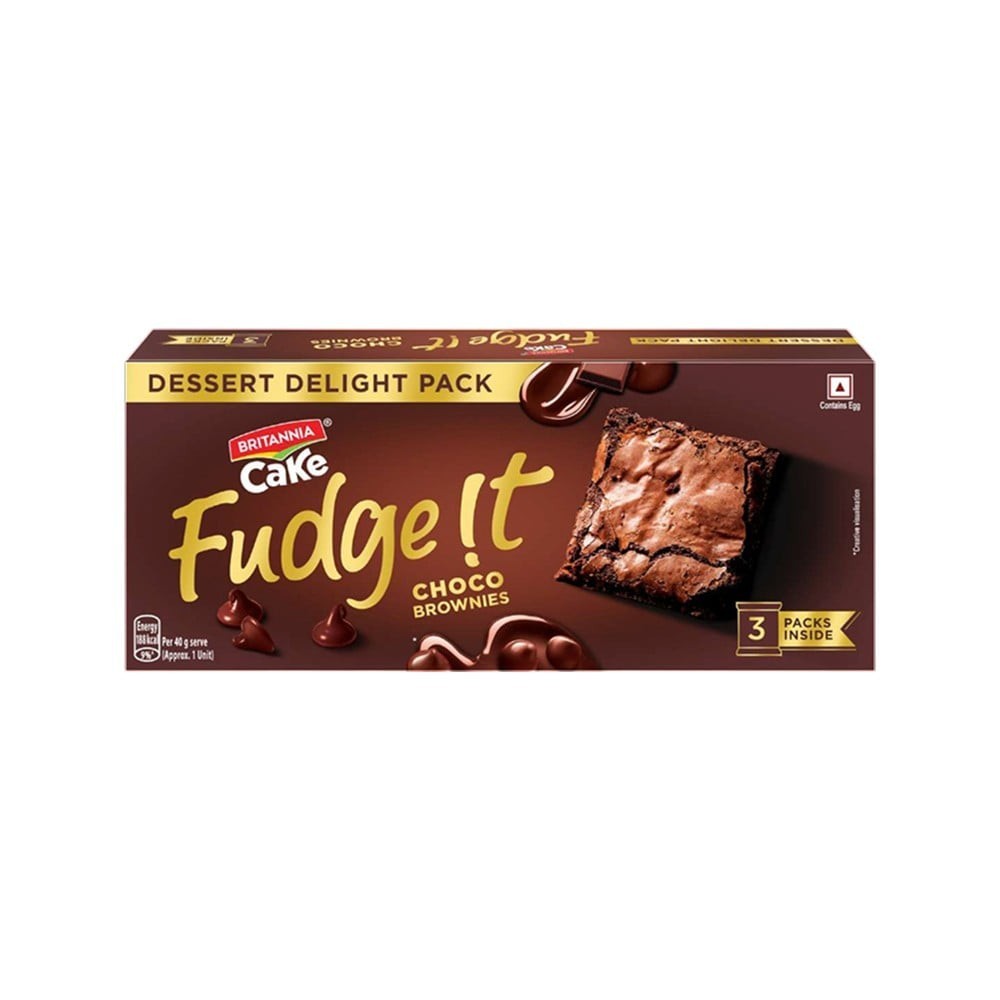 Britannia Cake Fudge it Chocolate Brownie