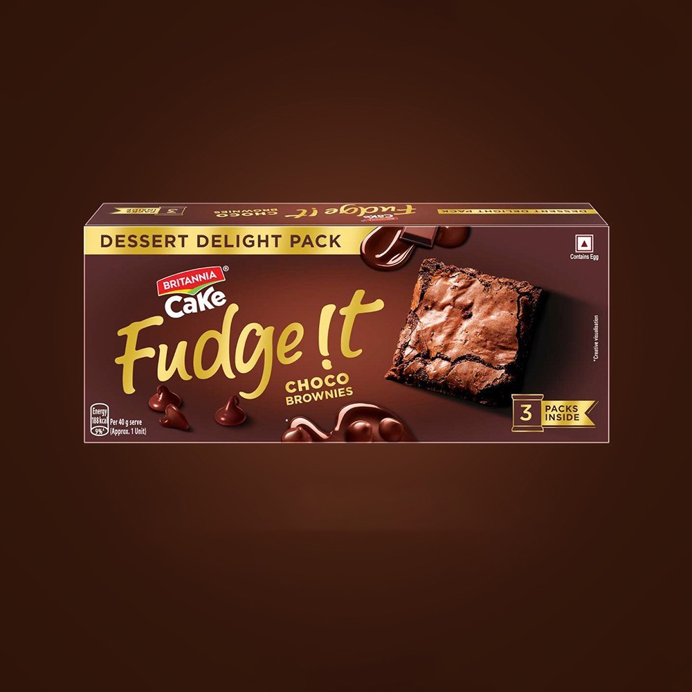 Britannia Cake Fudge it Chocolate Brownie