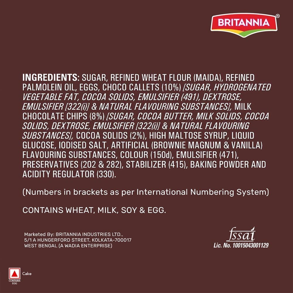 Britannia Cake Fudge it Chocolate Brownie