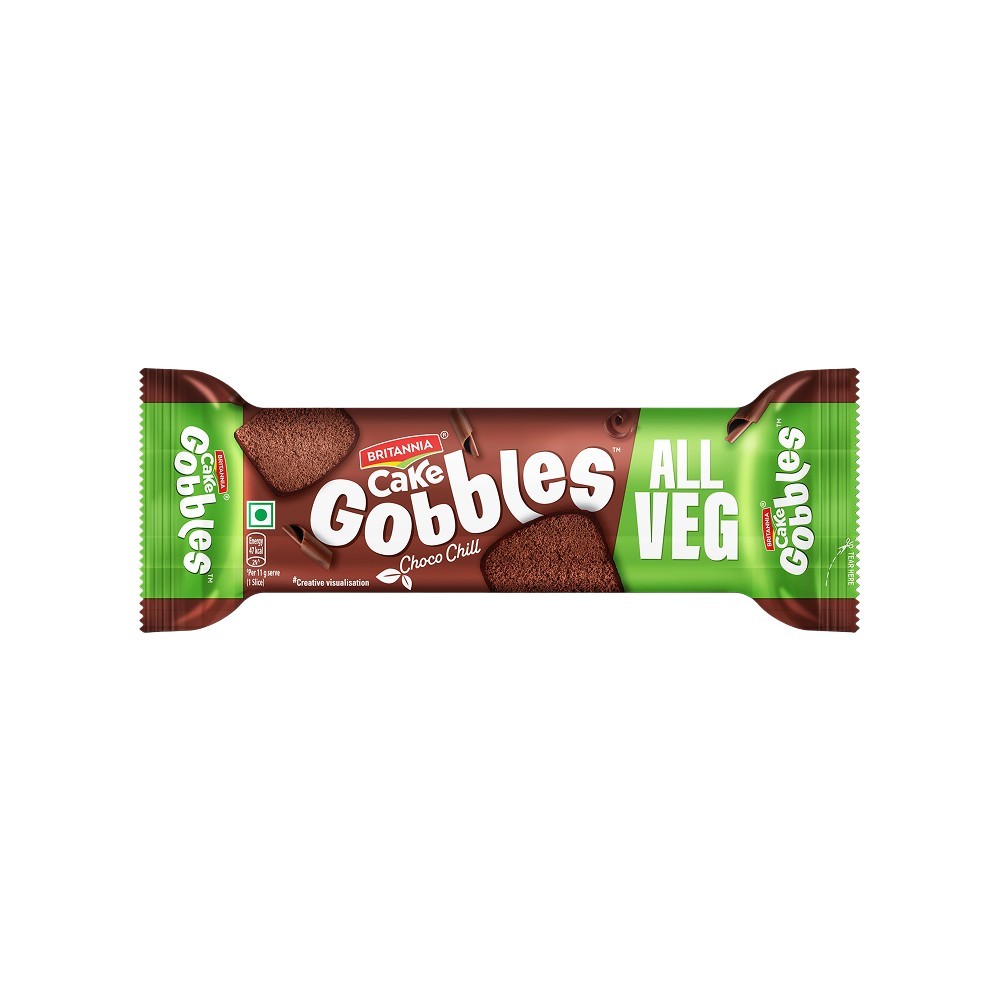 Britannia Gobbles Choco Chill Slice Cake