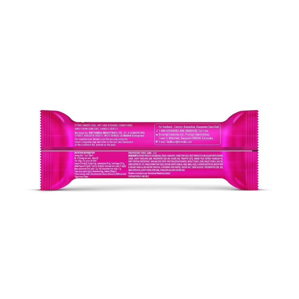 Britannia Gobbles Fruity Fun Slice Cake