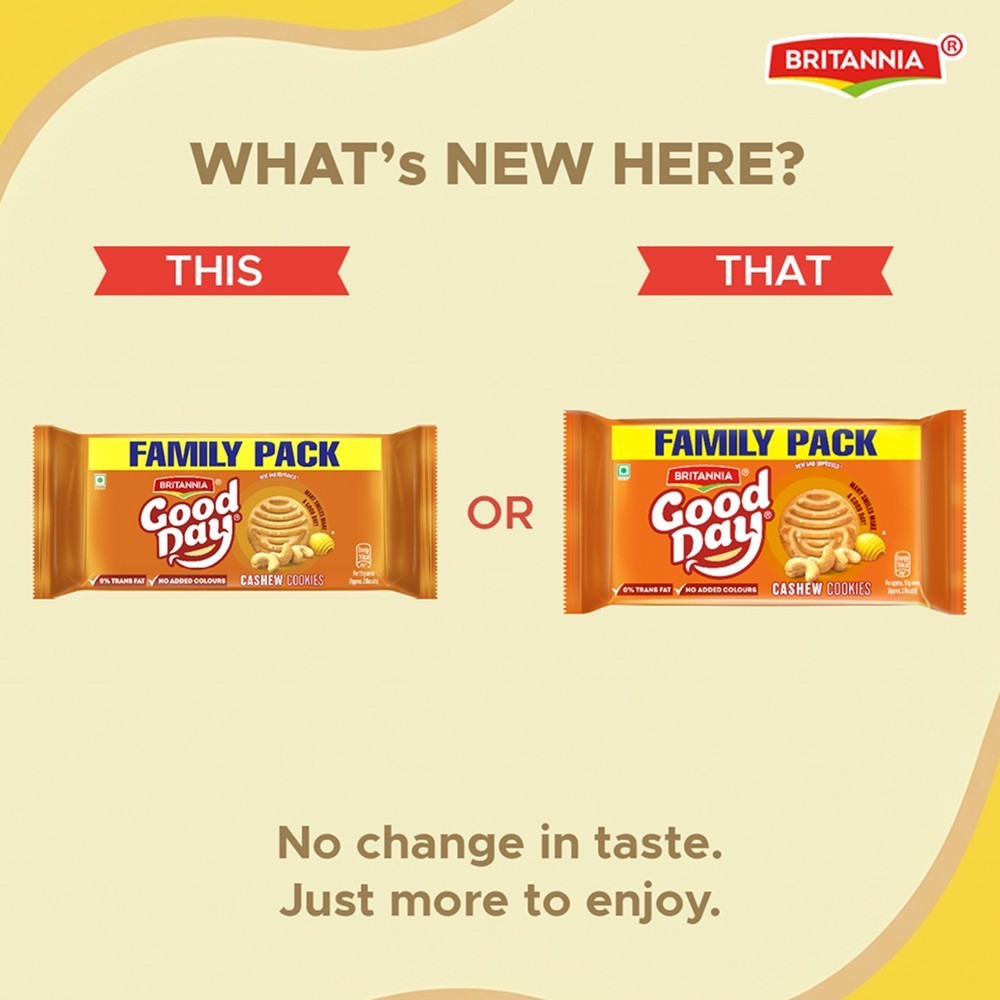 Britannia Good Day Cashew Cookies Family Pack