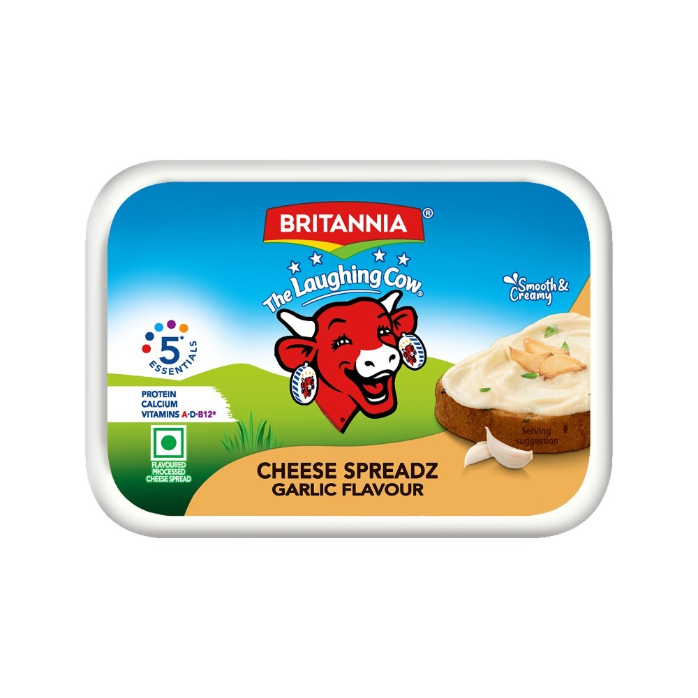 Britannia Laughing Cow Roasted Garlic Cheese Spread