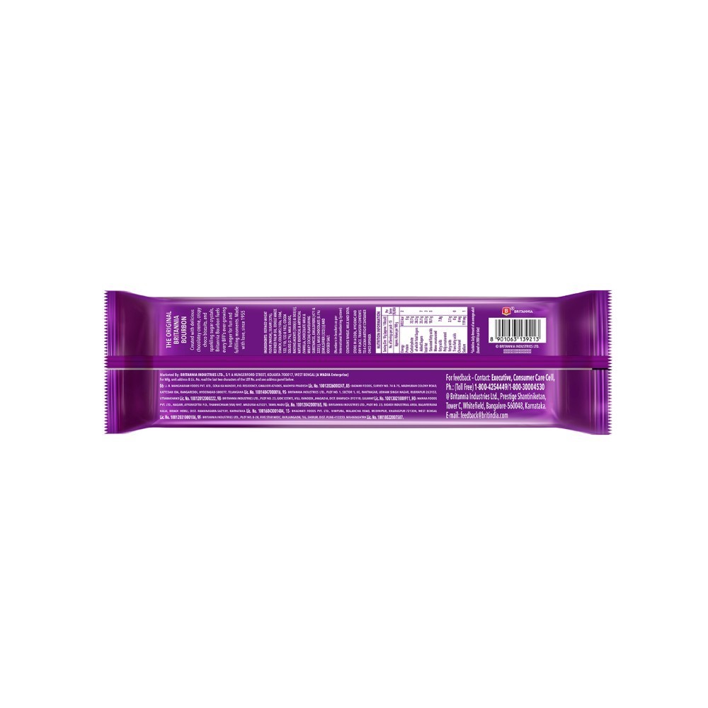 Britannia Little Hearts Classic Crunch Biscuit + Britannia The Original Bourbon Creme Biscuit With Chocolate Combo