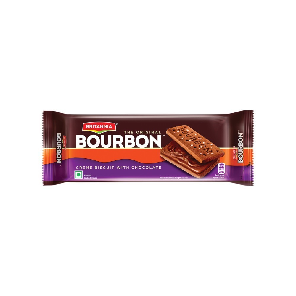 Britannia Little Hearts Classic Crunch Biscuit + Britannia The Original Bourbon Creme Biscuit With Chocolate Combo