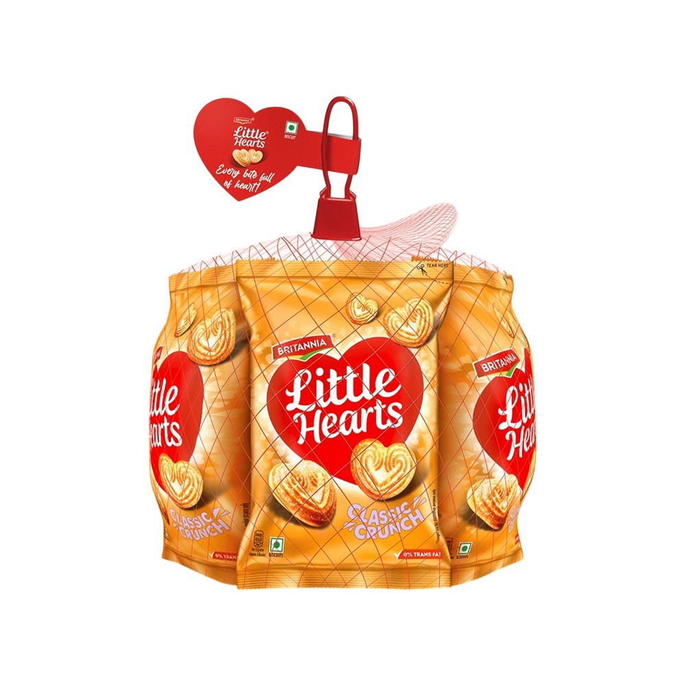 Britannia Little Hearts Classic Crunch Biscuit