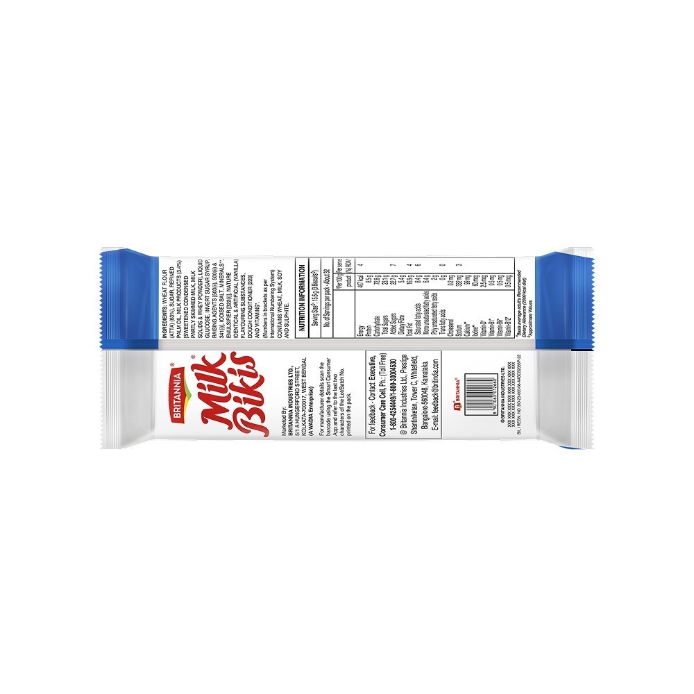 Britannia Milk Bikis Atta Biscuit