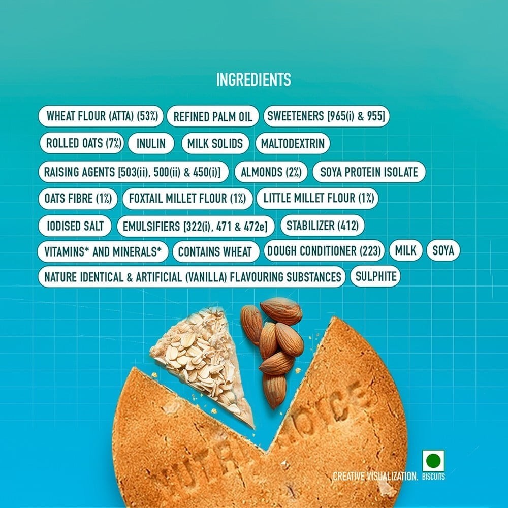 Britannia NutriChoice Oats Cookies (Diabetic Friendly)