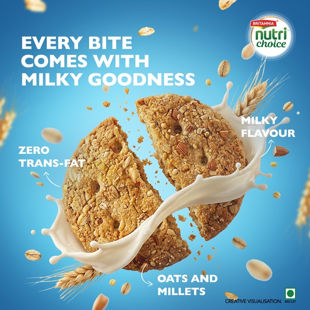 Britannia NutriChoice Oats Milk Biscuits