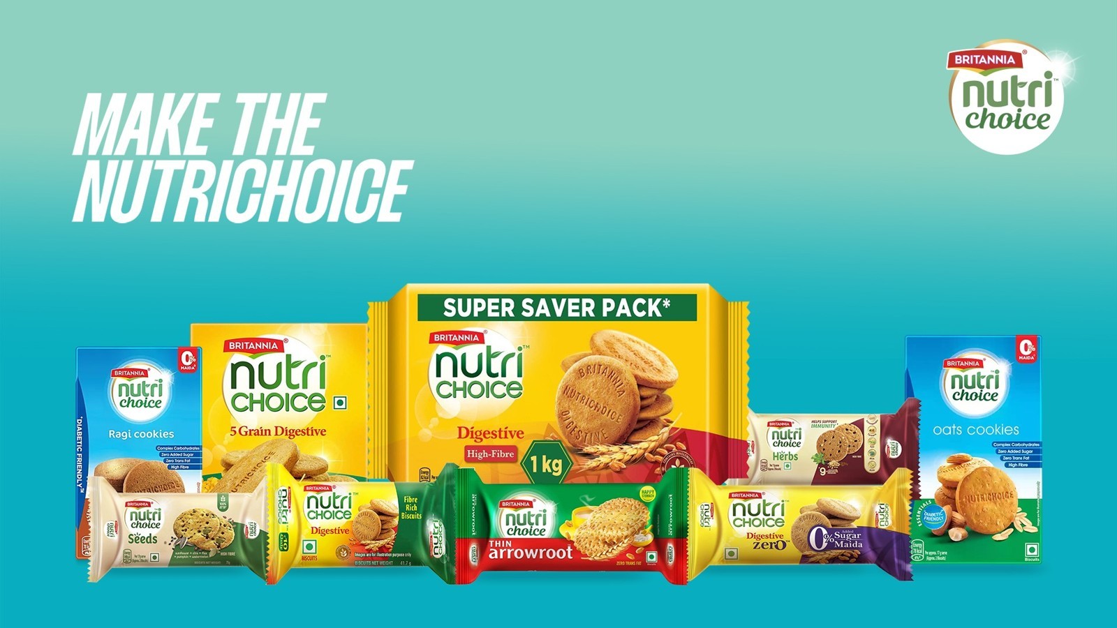 Britannia NutriChoice Ragi Cookies (Diabetic Friendly)
