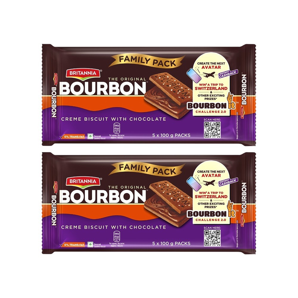 Britannia The Original Bourbon Creme Biscuit