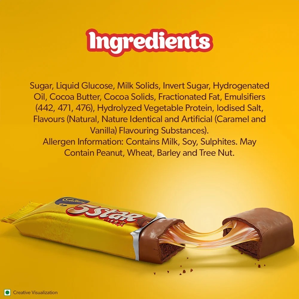 Cadbury 5 Star Mini Treats Filled Bar Chocolate Pack