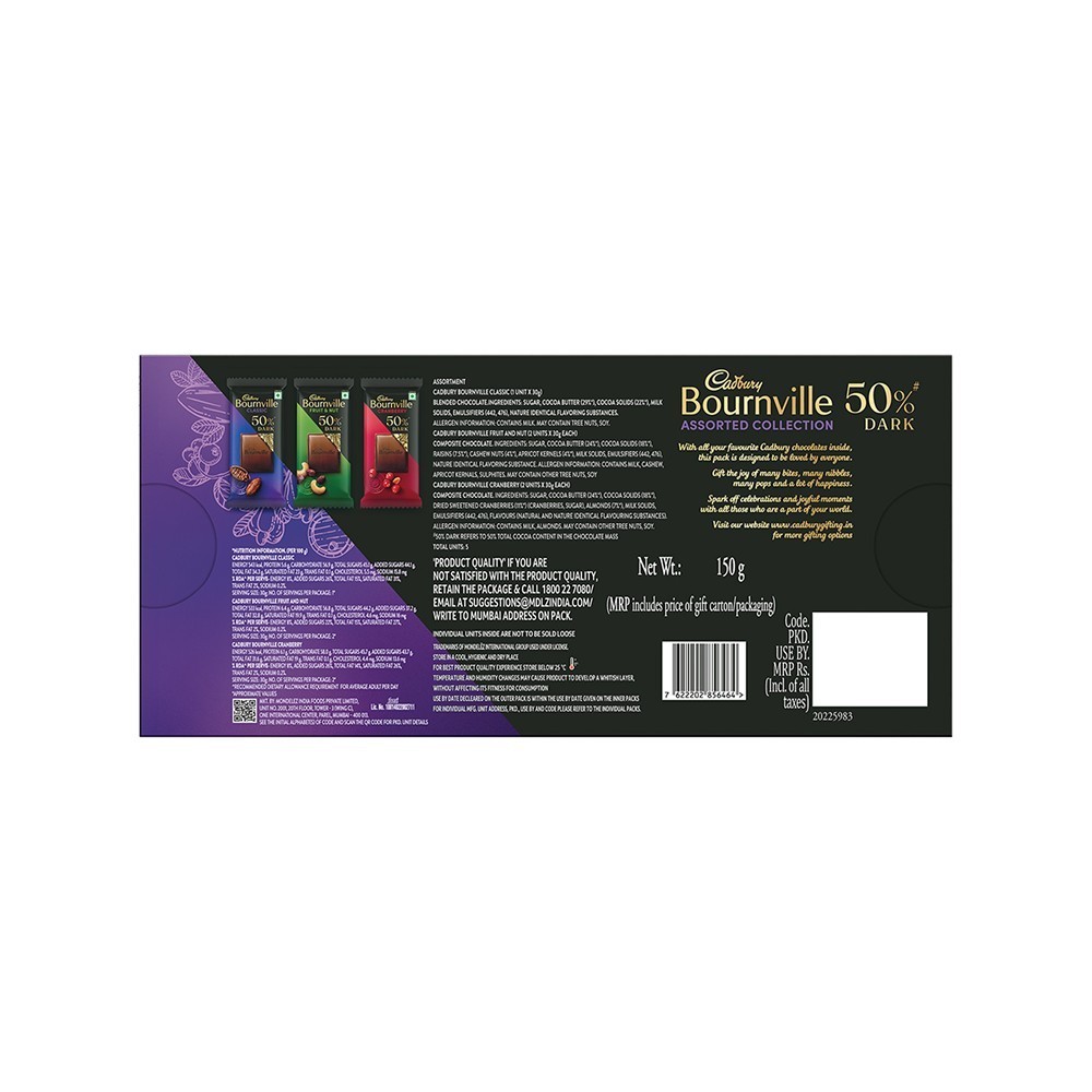 Cadbury Bournville Assorted 50% Dark Chocolate Gift Pack