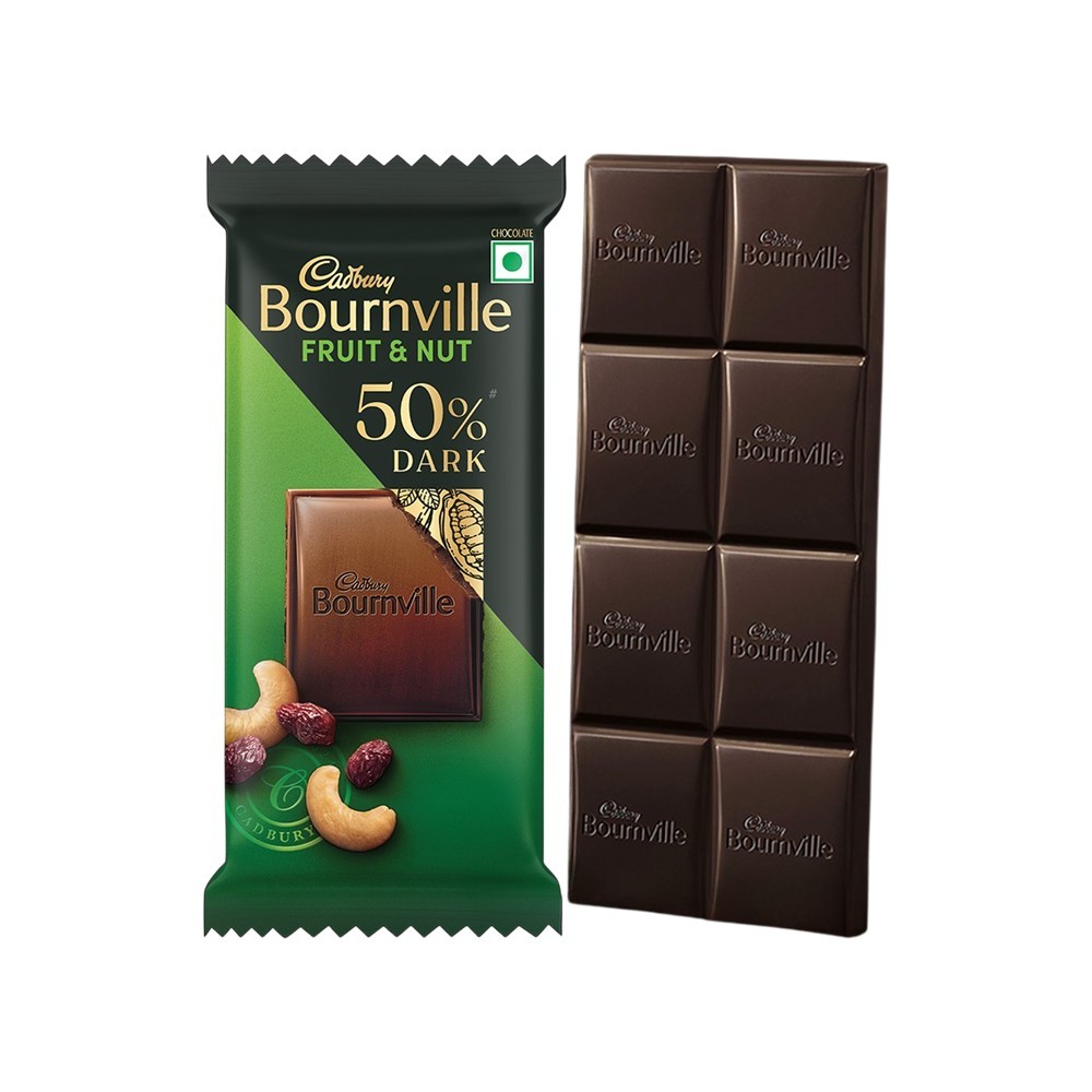 Cadbury Bournville Fruit & Nut Dark Chocolate Bar