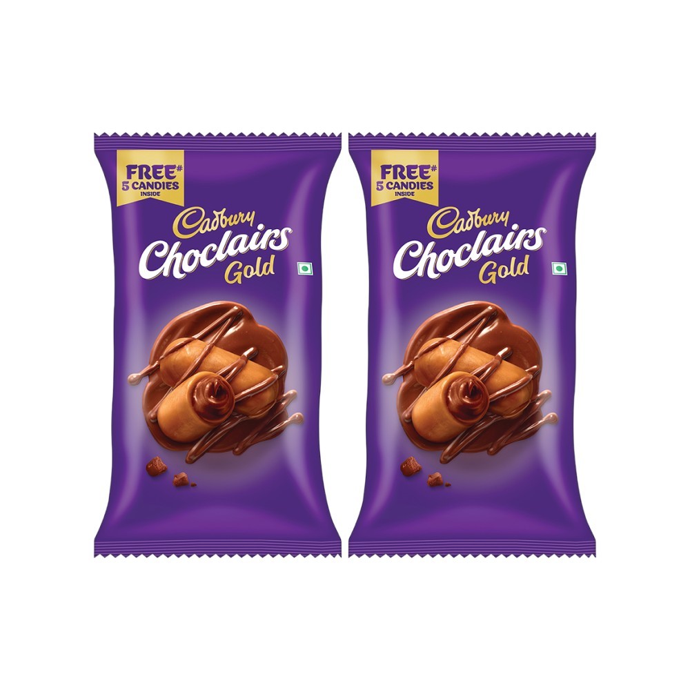 Cadbury Choclairs Gold Eclair Candy Pack