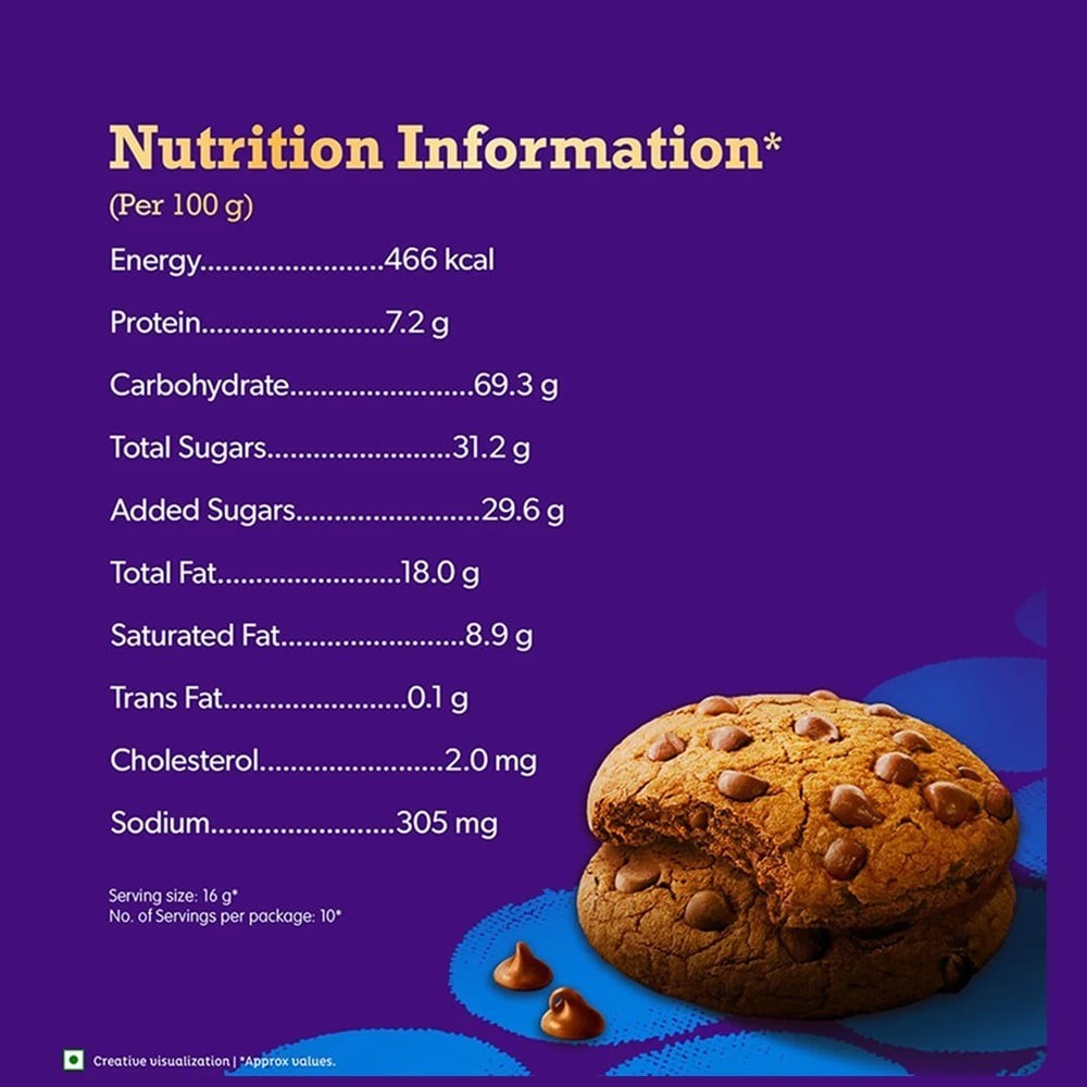 Cadbury Chocobakes Choc Chip Cookies