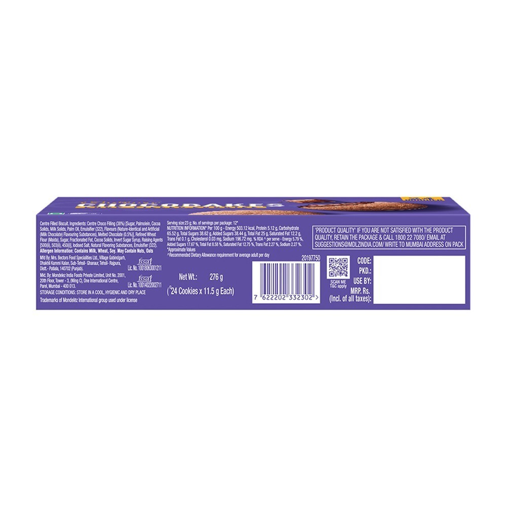 Cadbury Chocobakes Choc-Filled Cookies