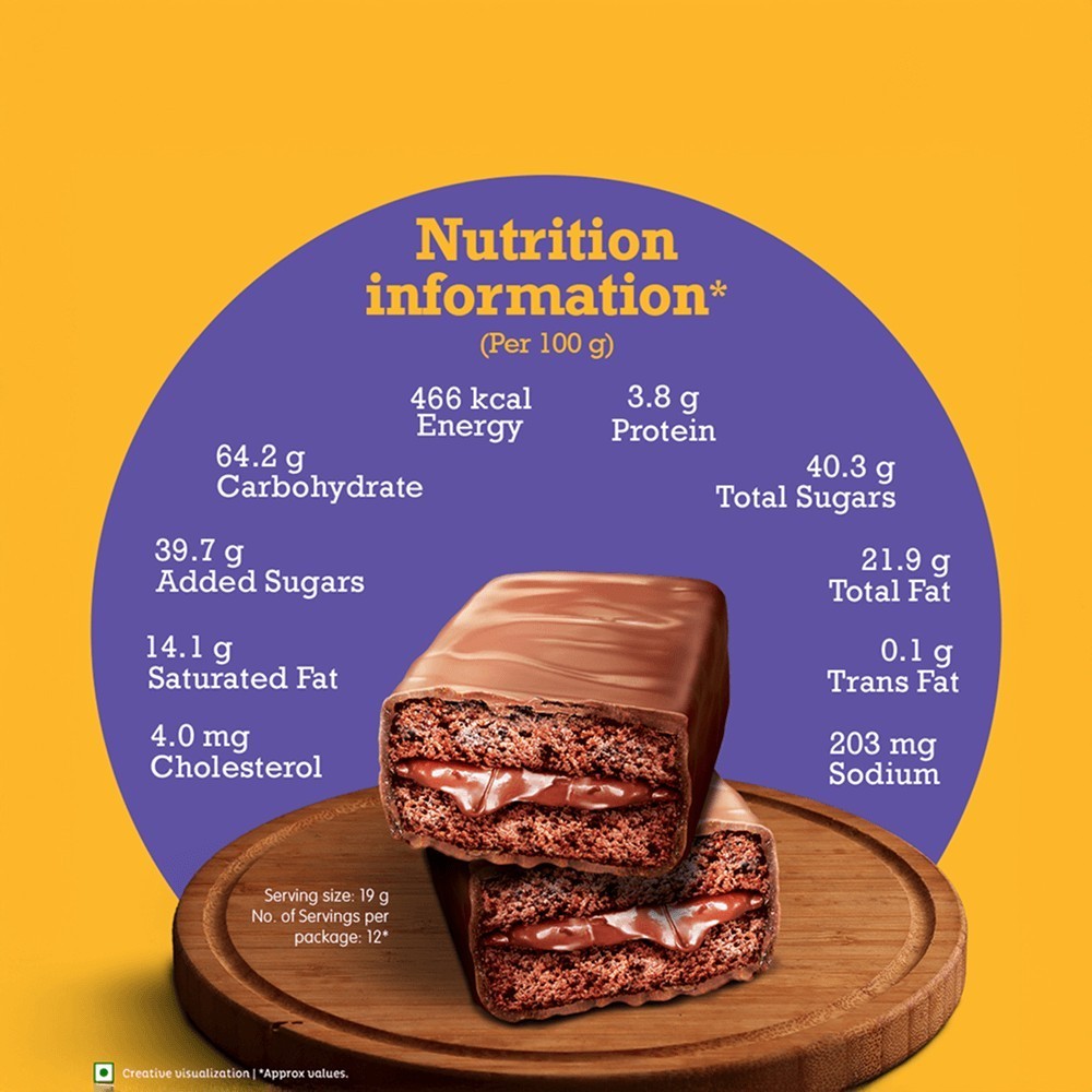 Cadbury Chocobakes Choc Layered Cake (pack of 12)