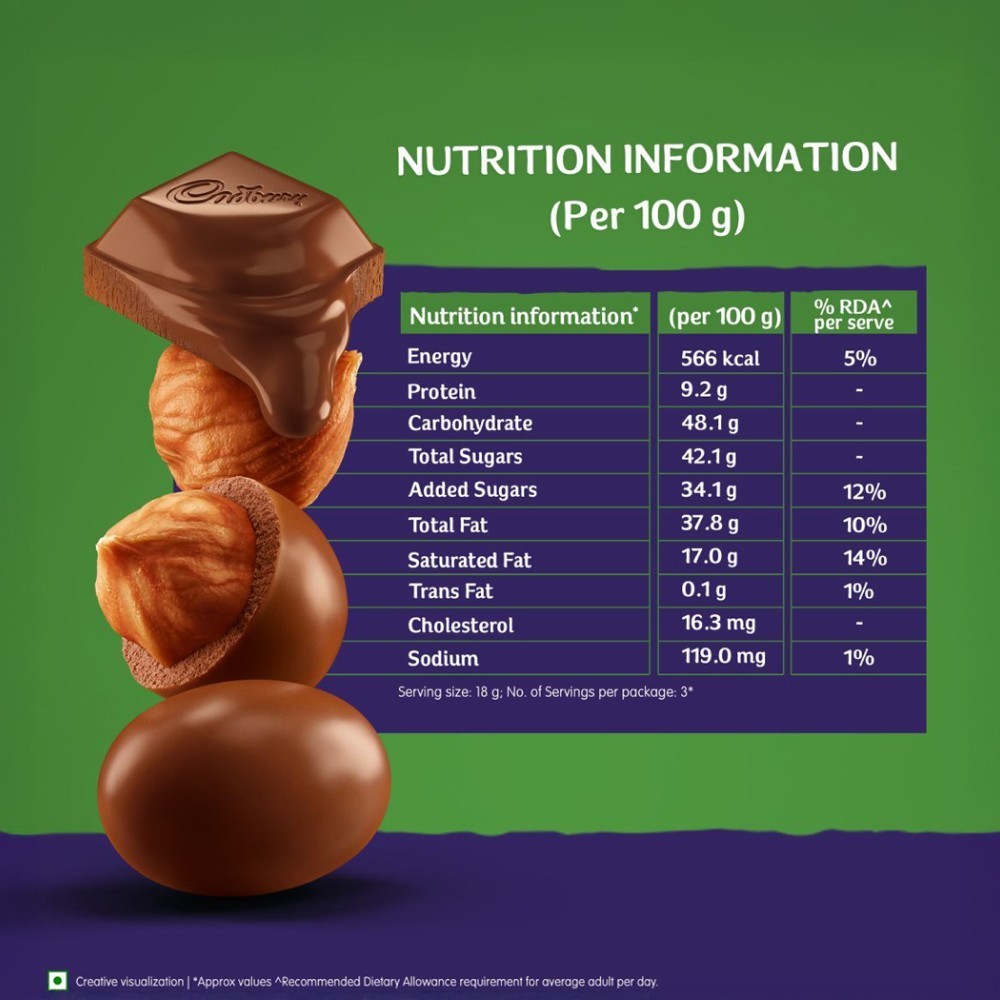 Cadbury Dairy Milk Bites Shaped Chocolate Pack - Hazelnut