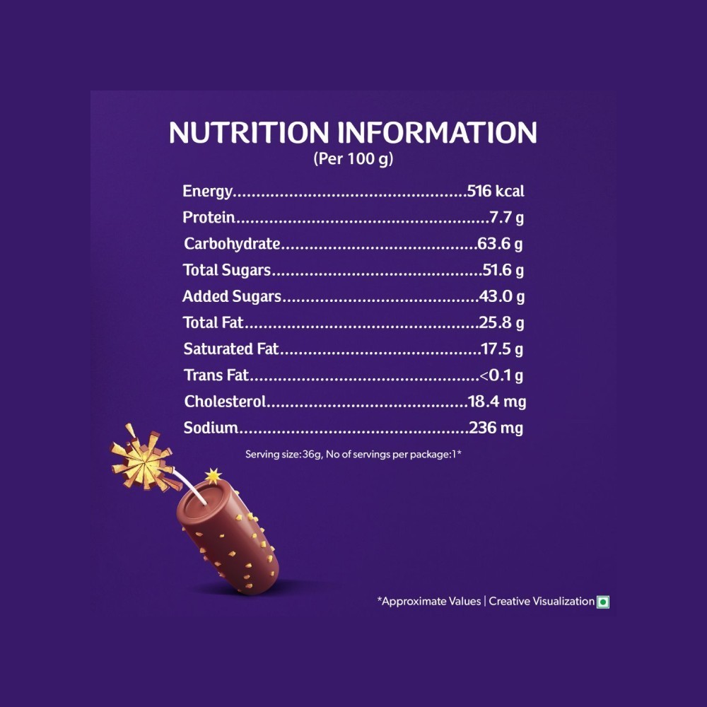 Cadbury Dairy Milk Crackle Milk Chocolate Bar