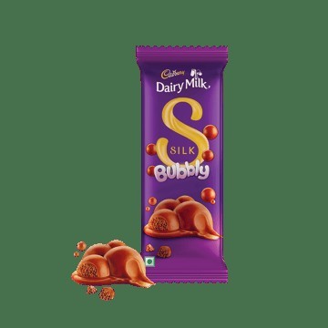 Cadbury Dairy Milk Silk Bubbly Milk Chocolate Bar